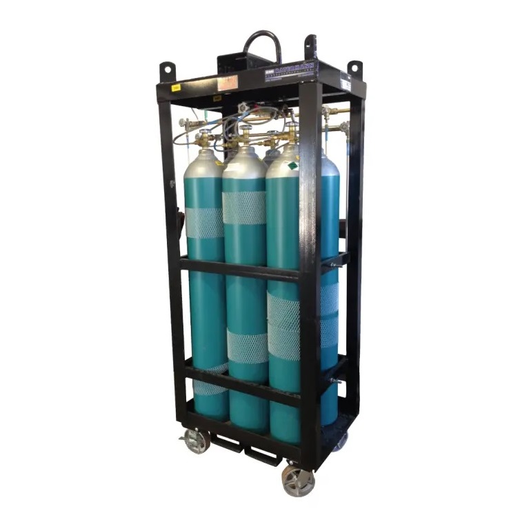 Khí Argon công nghiệp 4.5 (purity ≥99,995%) pallet nhóm 6x40lít 150bar